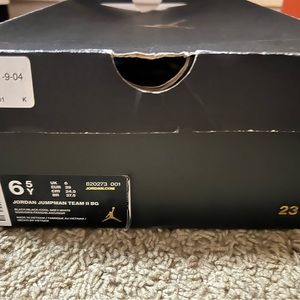 Black, Jordan Jumpman Team II BG, Sise 6.5